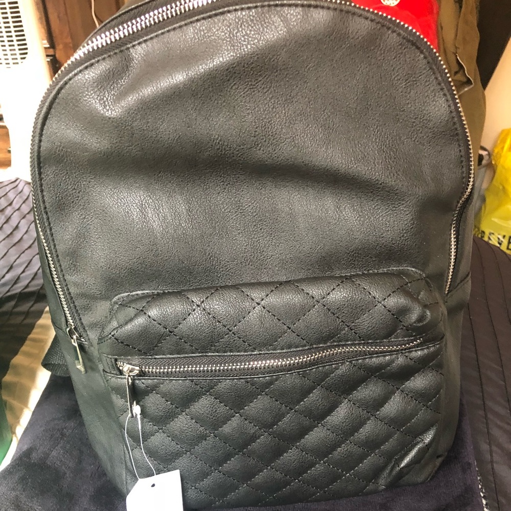 Leather backpack Purse NWT
